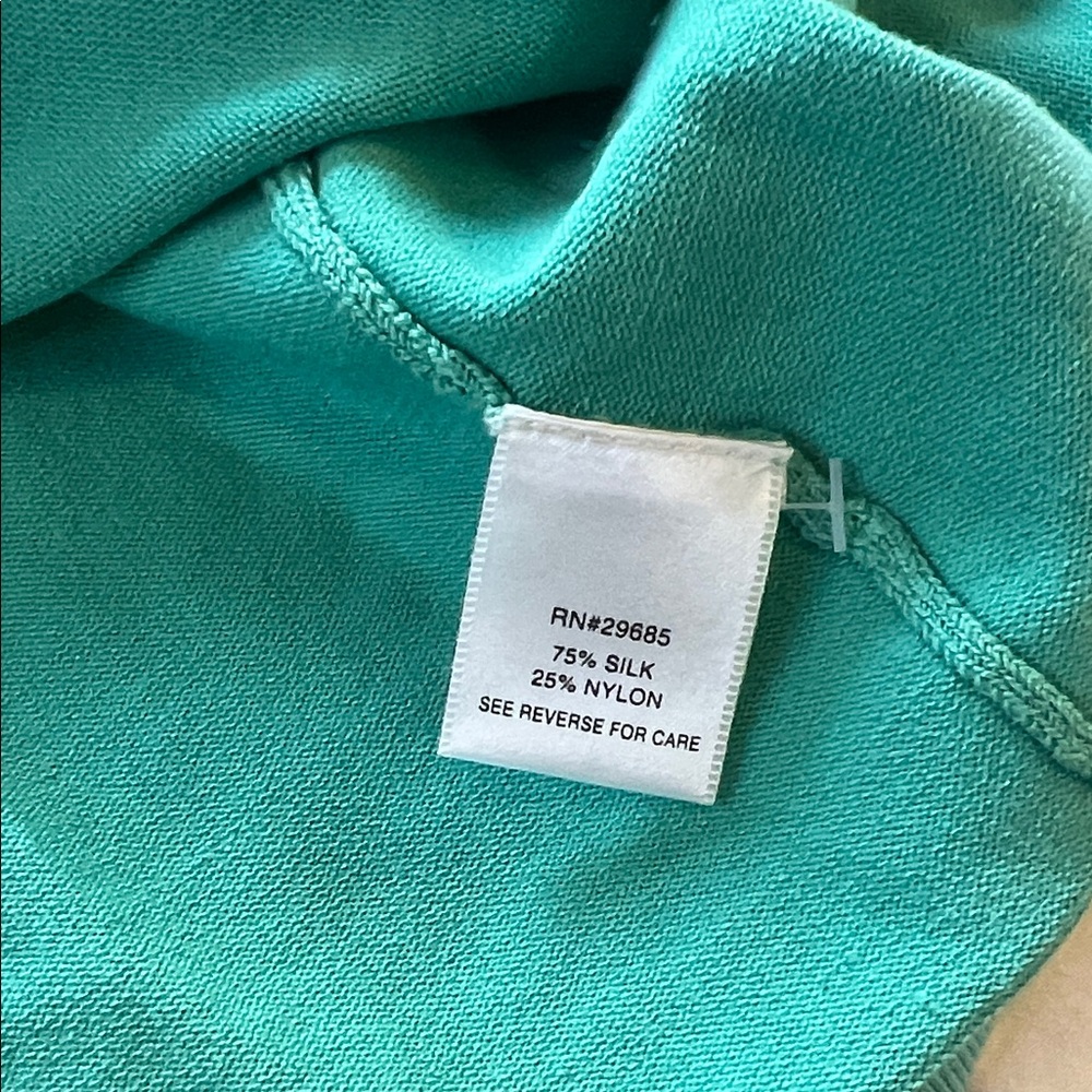 Pendleton Teal Button-Up Sweater - image 4